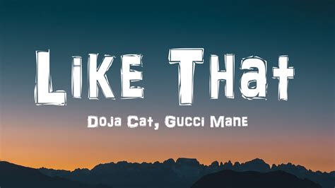 Doja Cat – Like That Lyrics .